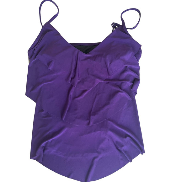 Ruffled Tier Tankini by Aqua Green - Picture 2 of 6